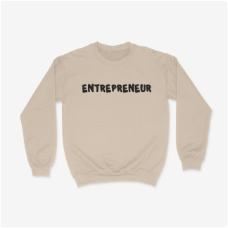 Entrepreneur Crewneck - Sand