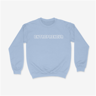 Entrepreneur Crewneck - Light Blue