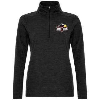 Ladies Dynamic Heather Fleece 1/2 Zip Sweatshirt